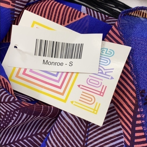 NEW NWT LULAROE Monroe Fringe Kimono Coverup Top Bohemian Beach Vaca Tropical Sm - Picture 5 of 6